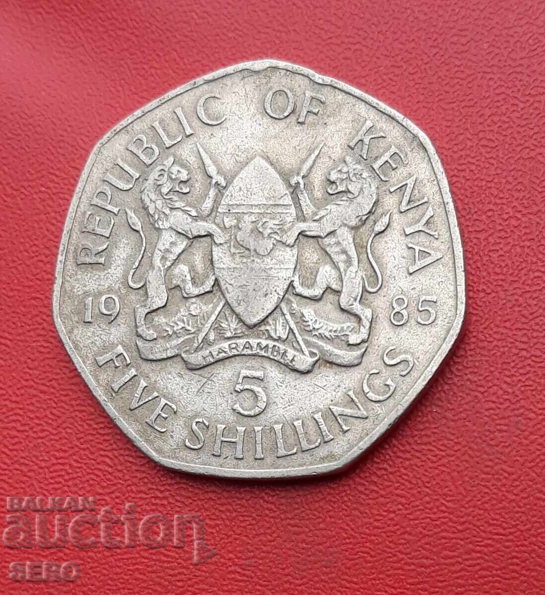 Kenya - 5 șilingi 1985