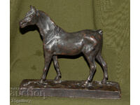 Παλαιό χάλκινο γλυπτό άγαλμα άλογο