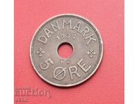 Danemarca - 5 øre 1934