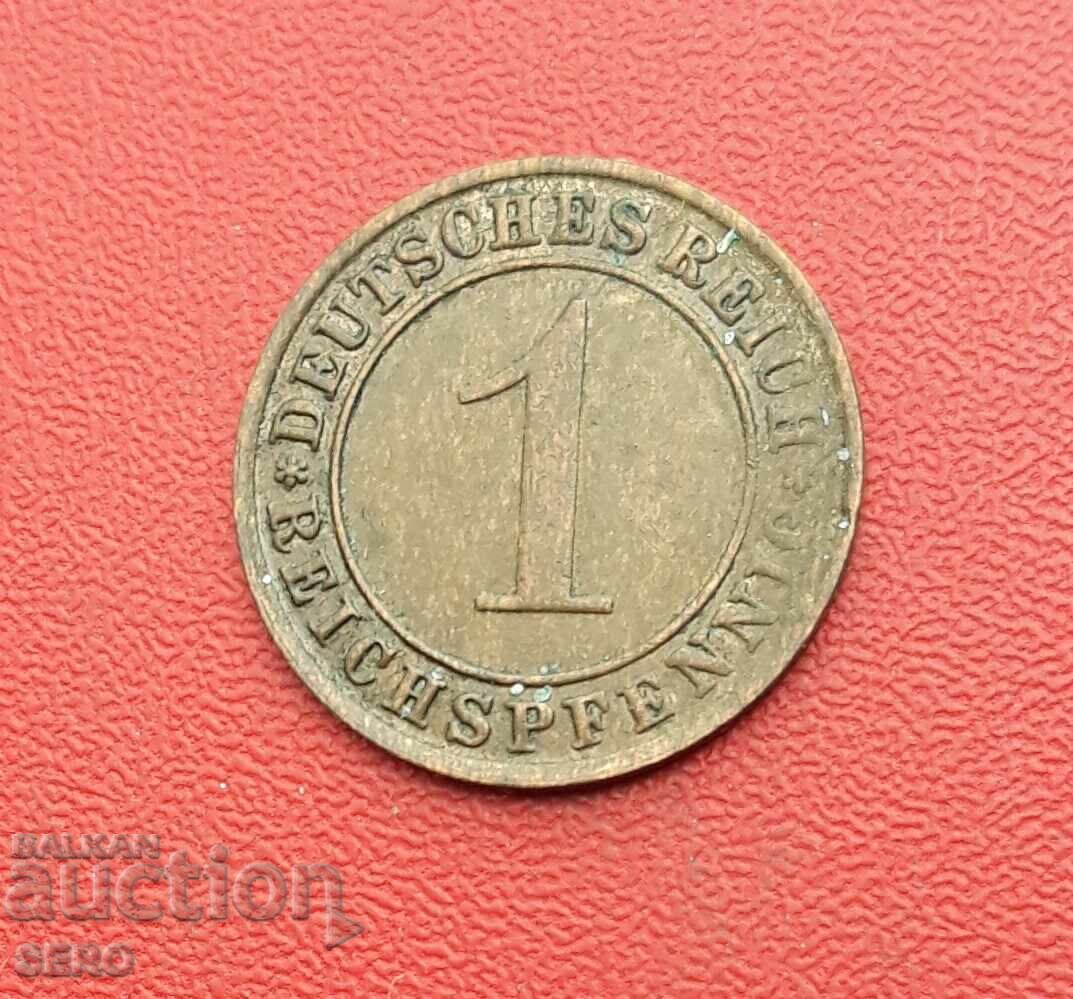 Γερμανία-1 pfennig 1935 F-Stuttgart Γερμανία-1 pfennig 1935 F-Stuttgart