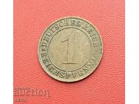 Germania-1 pfennig 1935 F-Stuttgart