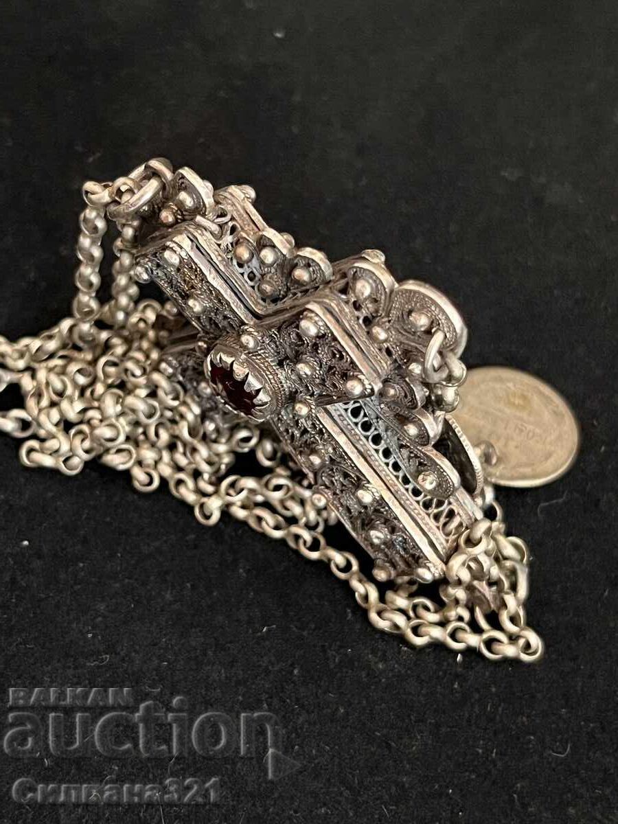 Revival Silver Filigree Cross with price 600.00 BGN | € 306.78 Revival Silver Filigree Cross with price 600.00 BGN | € 306.78