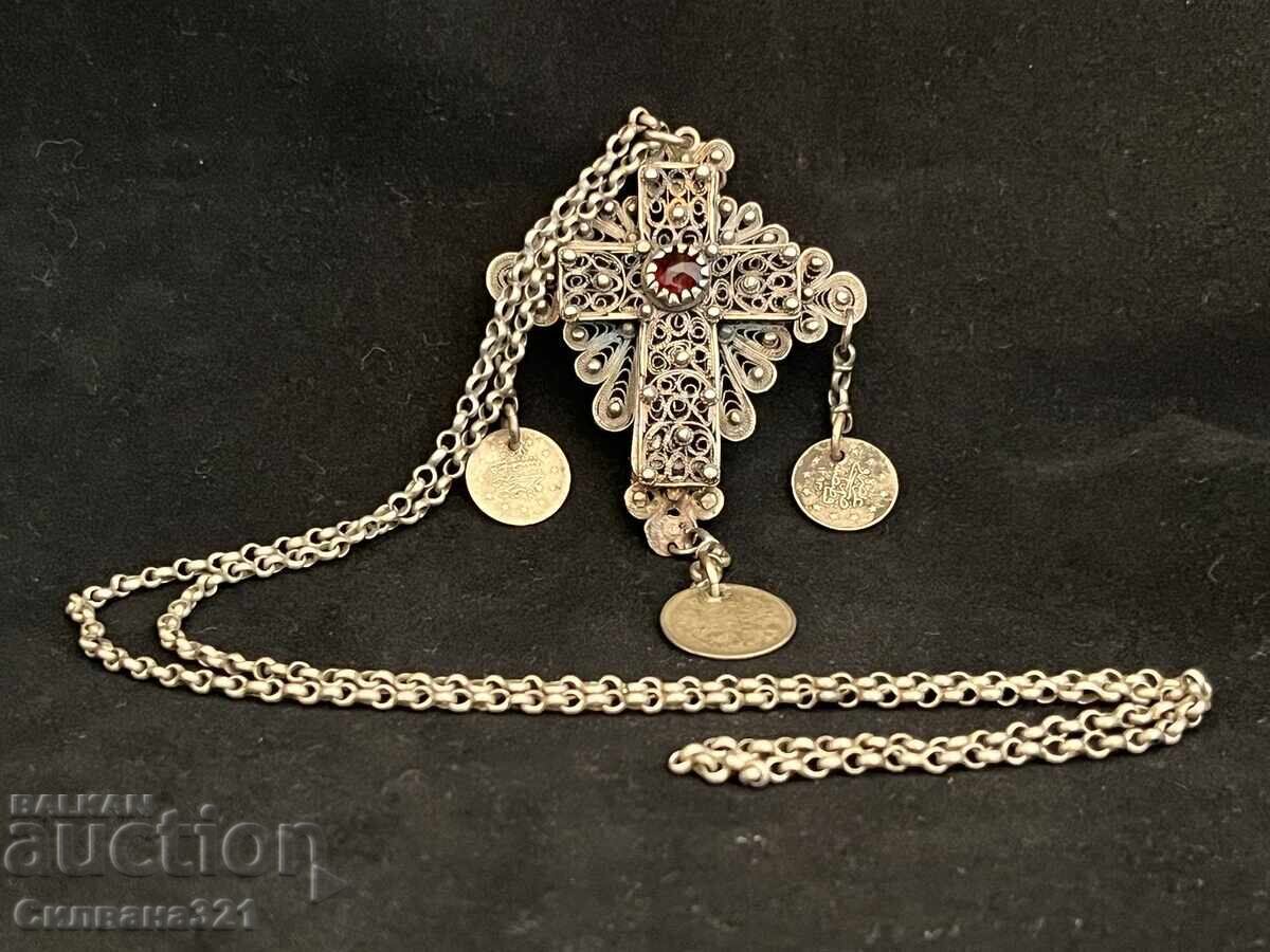 Auction Revival Silver Filigree Cross Auction Revival Silver Filigree Cross