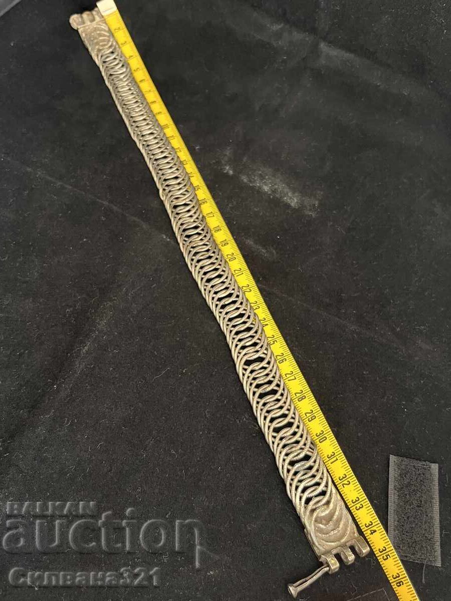 Bijuterie de argint veche, tip "cușcă" - 5