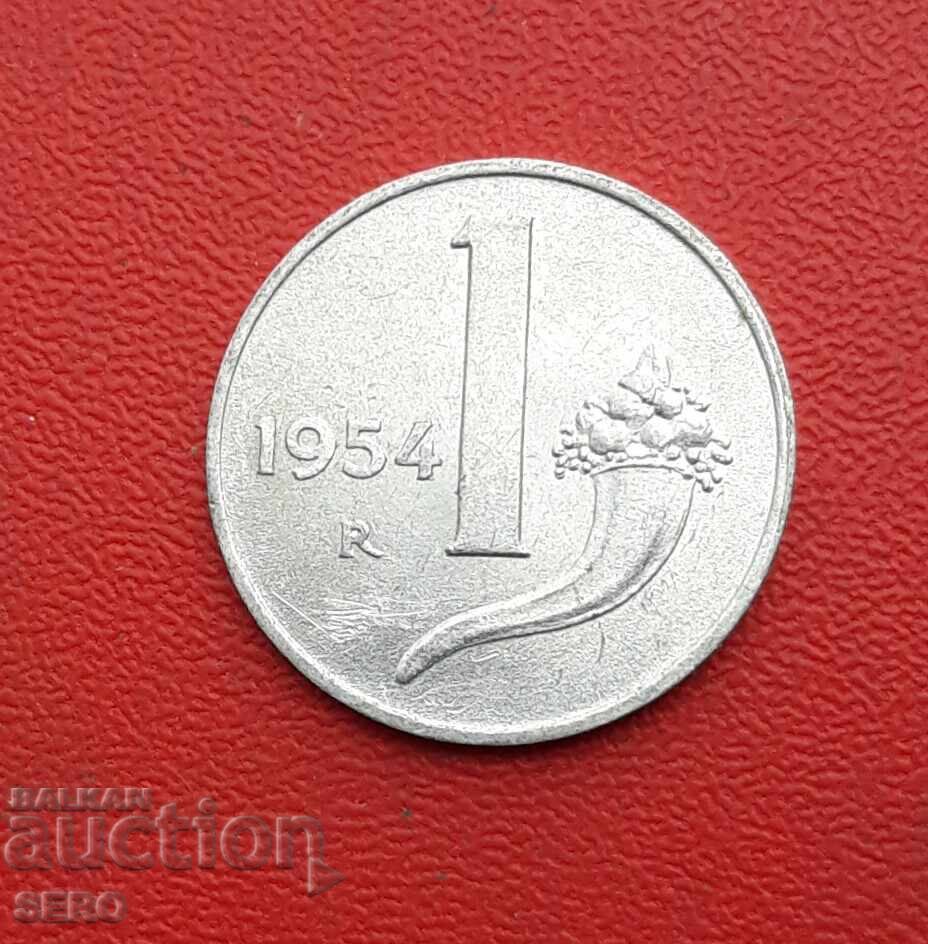 Italy-1 lira 1954 Italy-1 lira 1954