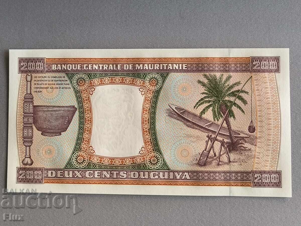 Banknote - Mauritania - 200 Ouguiya UNC | 2002 with price 3.00 BGN | € 1.53
