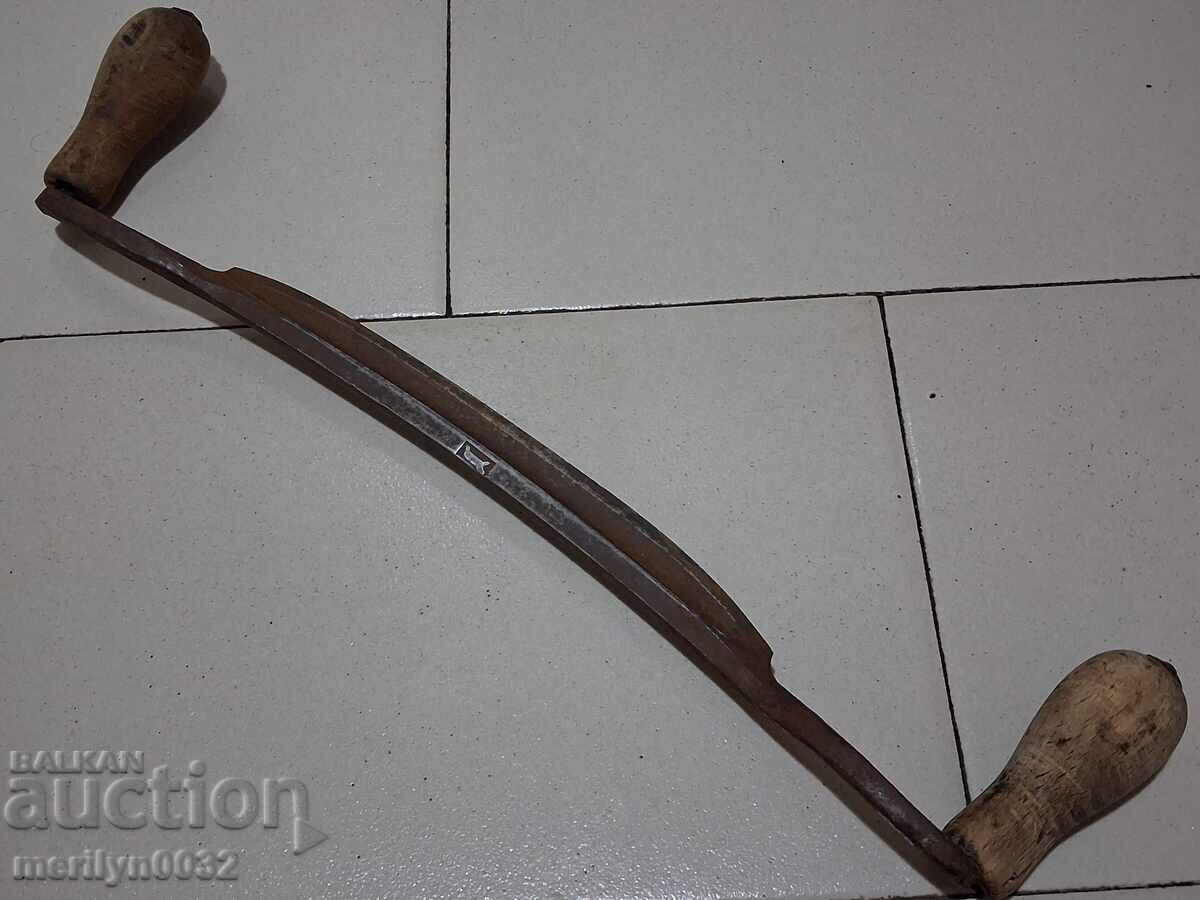 Old Mark's Hand Tool Wrought Iron Plane Wooden - 5 Old Mark's Hand Tool Wrought Iron Plane Wooden - 5