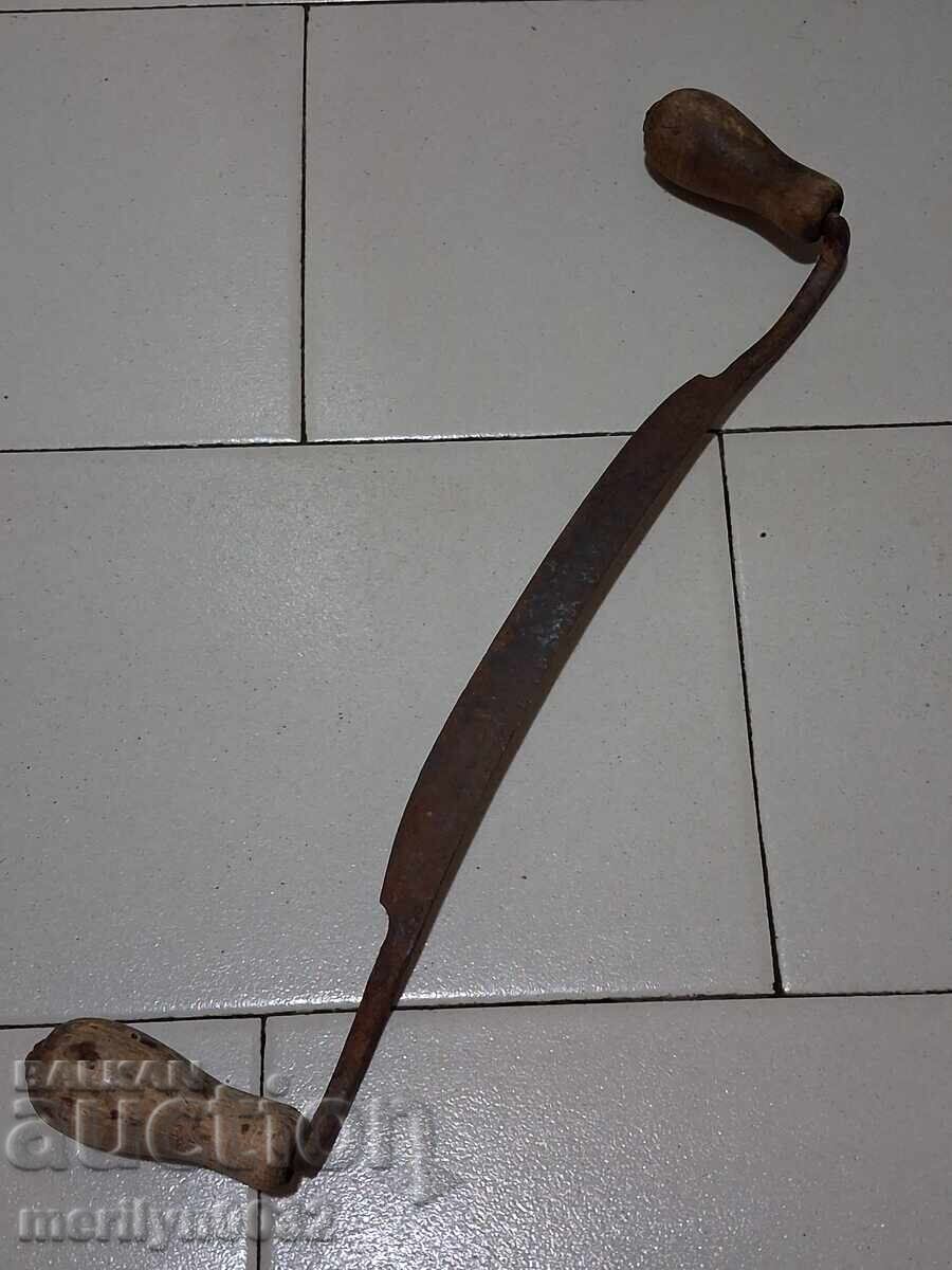 Old Mark's Hand Tool Wrought Iron Plane Wooden - 7 Old Mark's Hand Tool Wrought Iron Plane Wooden - 7