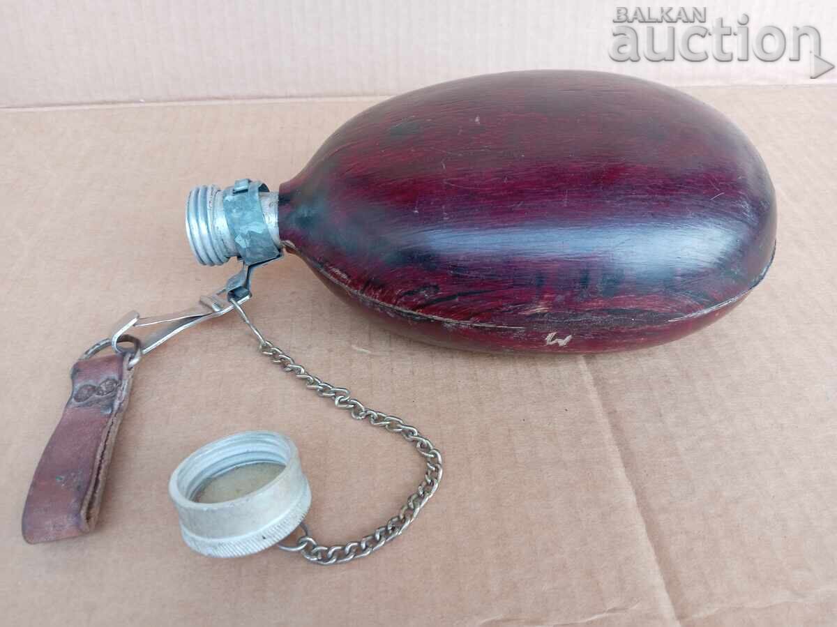 WW2 WWII Officer's Canteen with Belt Carrier - 6