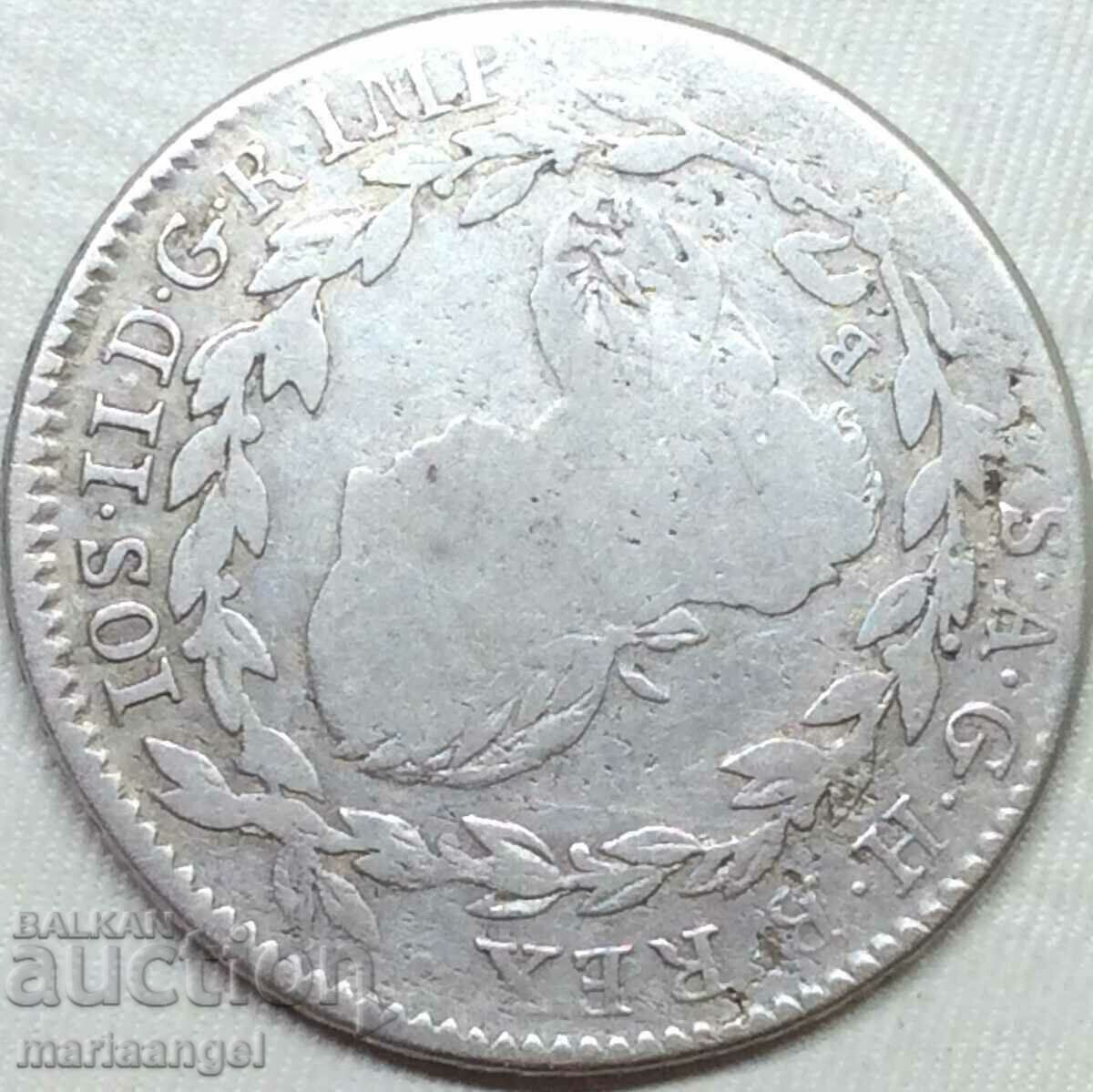 Δημοπρασία 20 Kreuzer 1783 Αυστρία Joseph II In-Kremnitz - σπάνια χρονιά