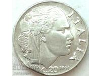 20 Centesimi 1941 Italy Magnetic! Victor Emmanuel