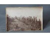 Old Military Photo of Prilep, Macedonia: PSV officers at the front