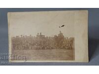 1916 Old Military Photo Prilep Macedonia Officers