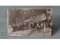 PSV Old Military Photo Prilep Macedonia officers cannon