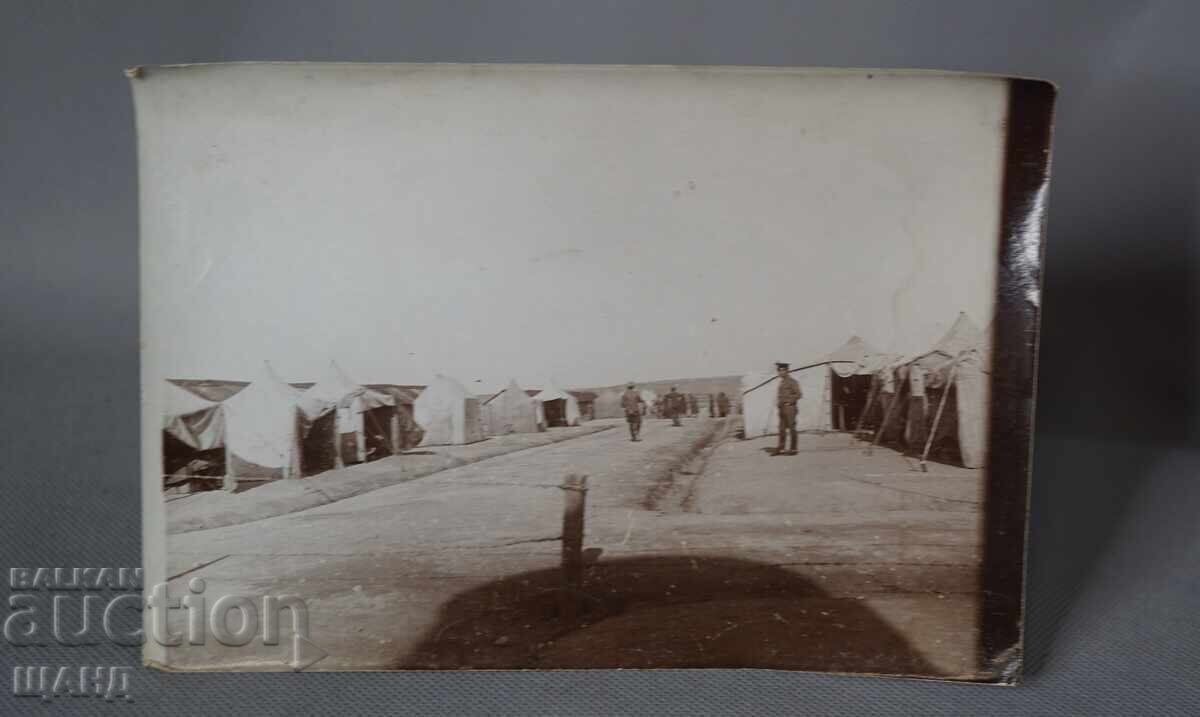 PSV Old Military Photo Prilep Macedonia officers tents PSV Old Military Photo Prilep Macedonia officers tents