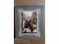 END OF THE 19TH CENTURY KOSTENETS WATERFALL LARGE OLD PHOTO CARD