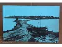 MESEMBRIA NESSEBAR WINDMILL POSTCARD PHOTO