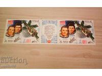 USSR, 1981 - Pair of mint stamps, space 185 days in Space