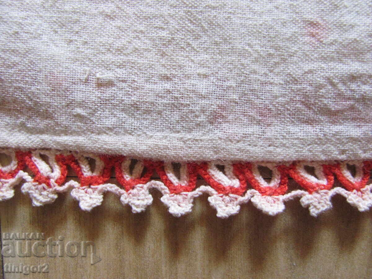 Folk costume shirt, lace and embroidery - 5