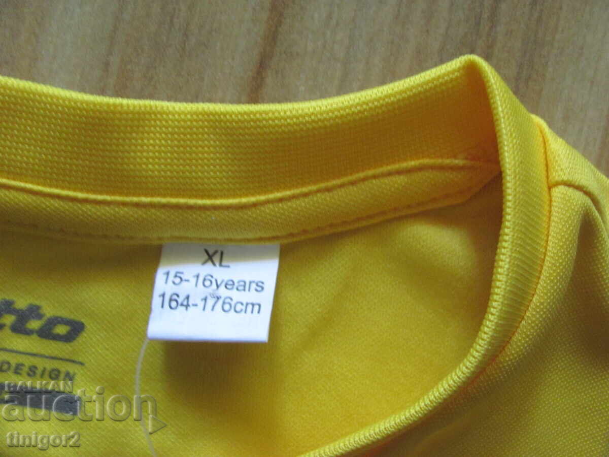Livrarea Nouă cu etichetă tricou de juniori LOTTO, fotbal