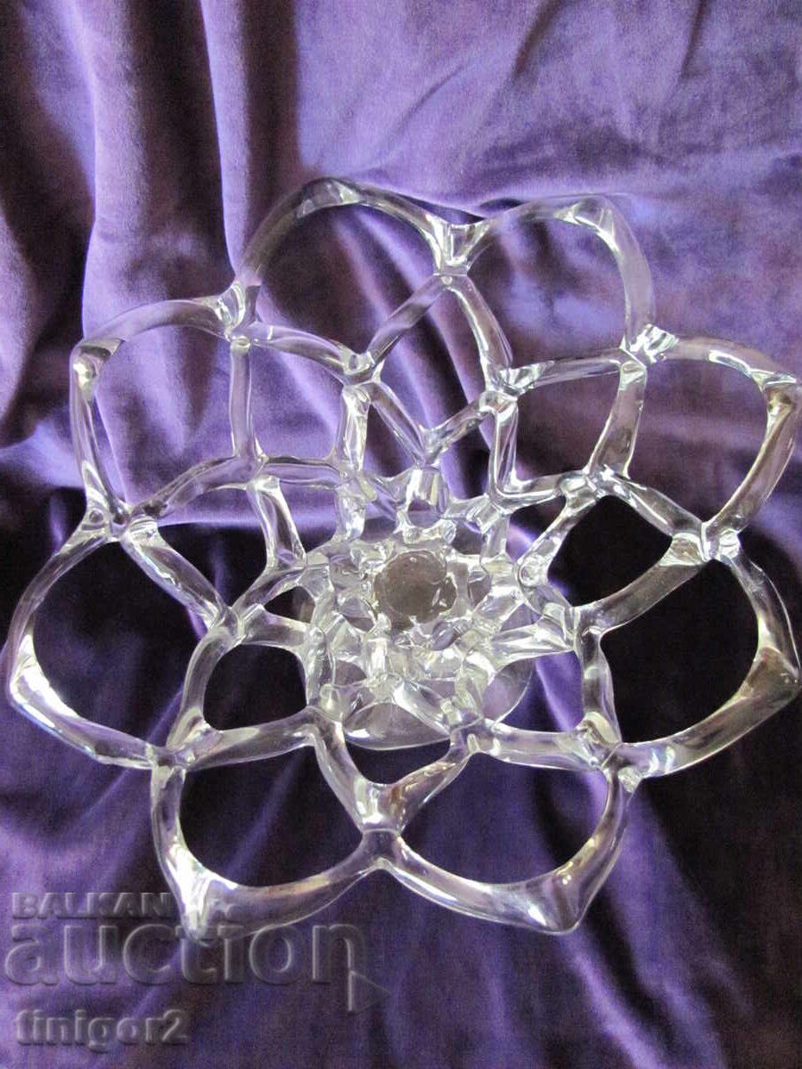 Δημοπρασία Μοναδική, Όμορφη κρυστάλλινη φρουτιέρα, χειροποίητη Δημοπρασία Μοναδική, Όμορφη κρυστάλλινη φρουτιέρα, χειροποίητη