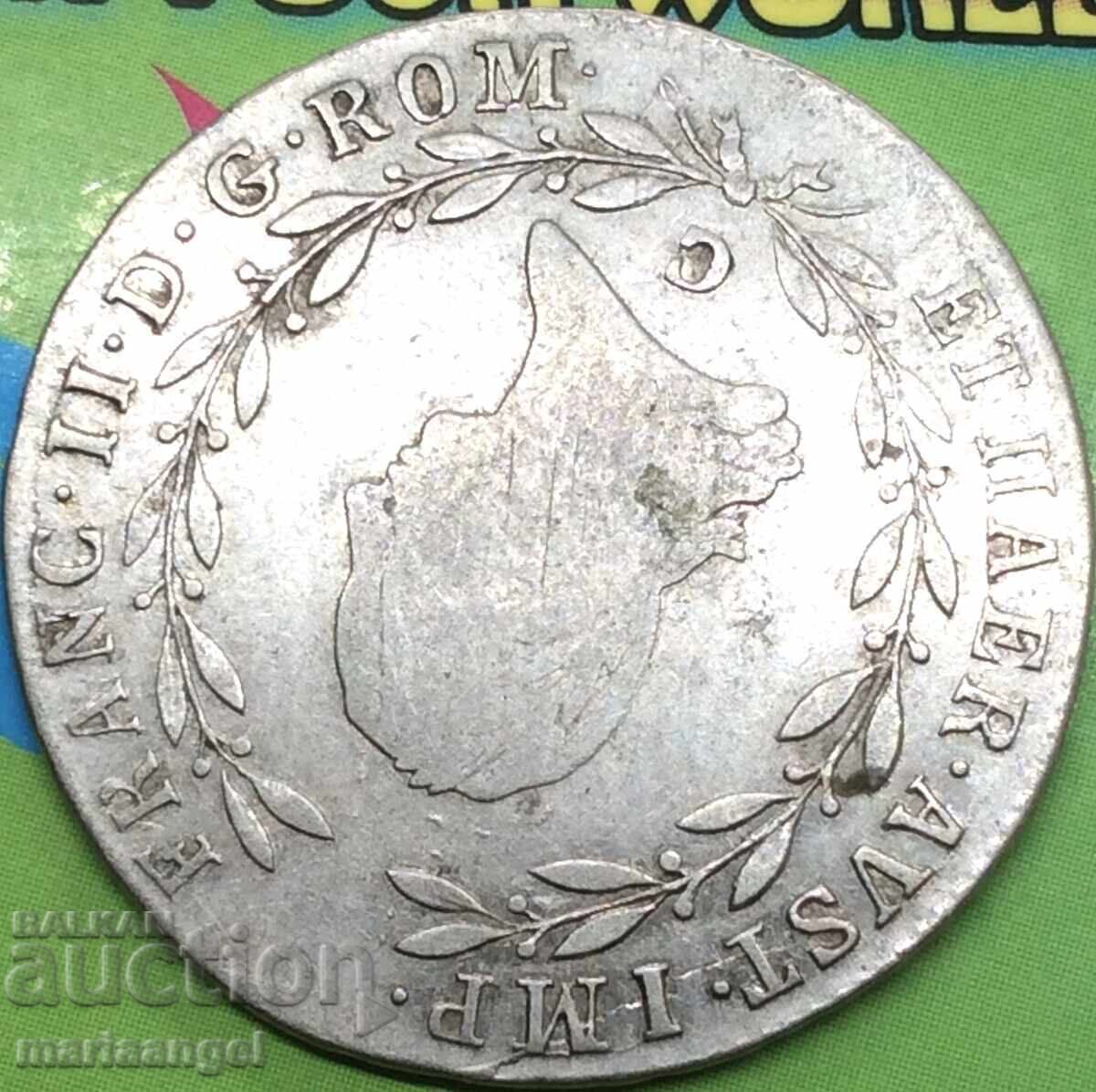 Αυστρία 20 Kreuzer 1806 C - Πράγα Franz II R με τιμή 35.00 BGN | € 17.90