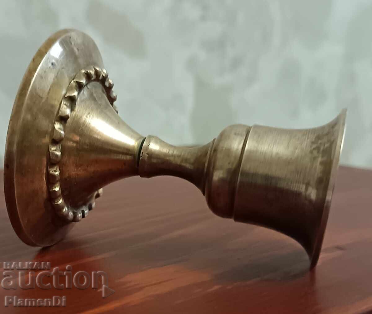 Sfeșnic vechi din bronz - 7