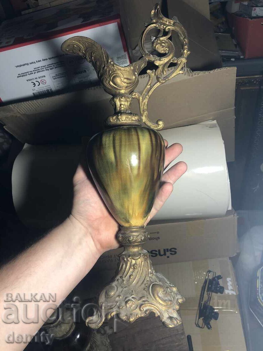 стари френски керамични и заливни урни / кани в ар нуво с цена 525.00 лв. | € 268.43