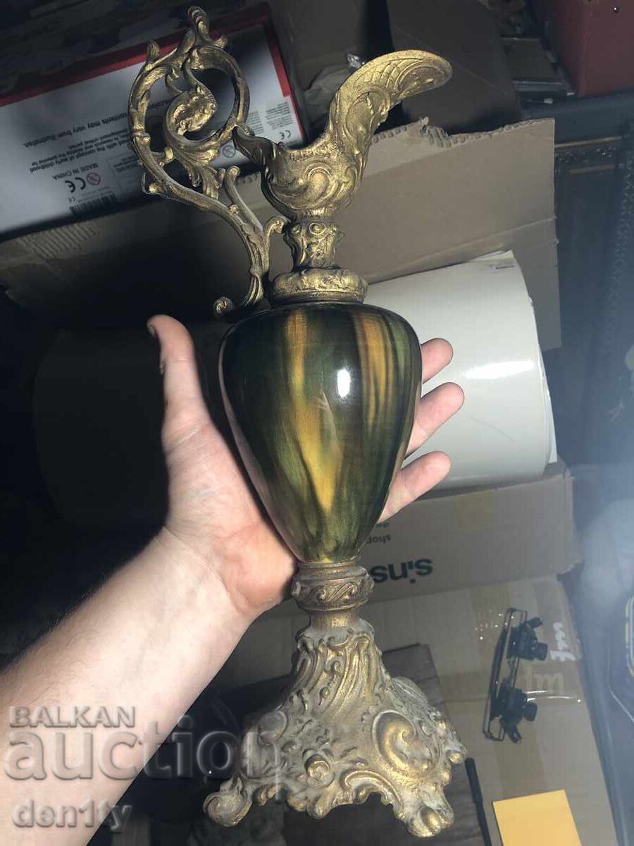 Аукцион стари френски керамични и заливни урни / кани в ар нуво