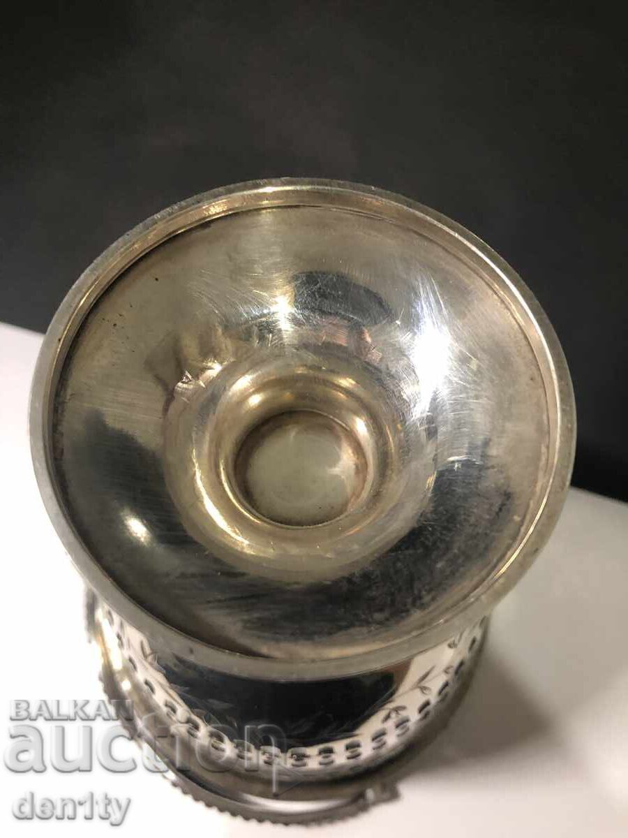 1851 г 209 гр  сребърна захарница Великобритания - 6