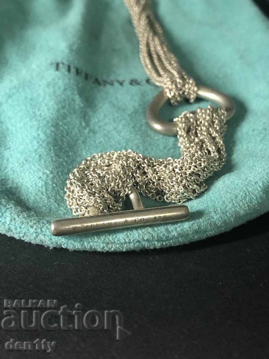Tiffany & Co. Silver Open Heart Bracelet, Multi-Strand with price 500.00 BGN | € 255.65