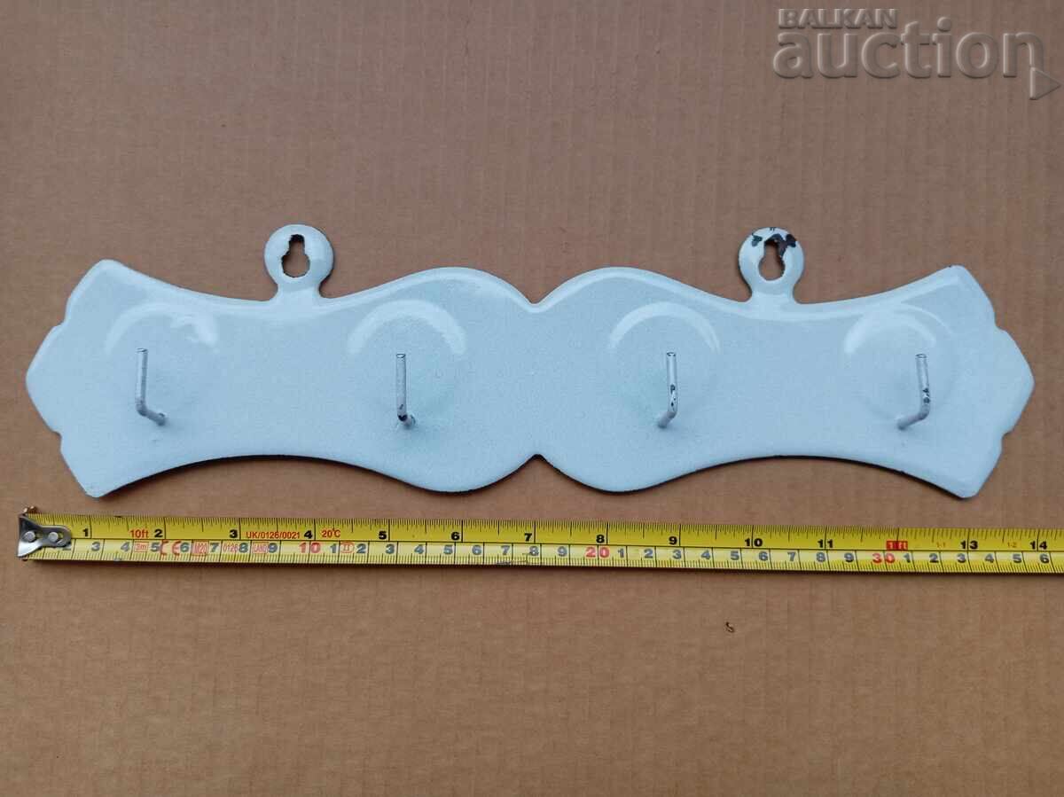 Аукцион Стара емайлирана закачалка емайл винтидж ретро