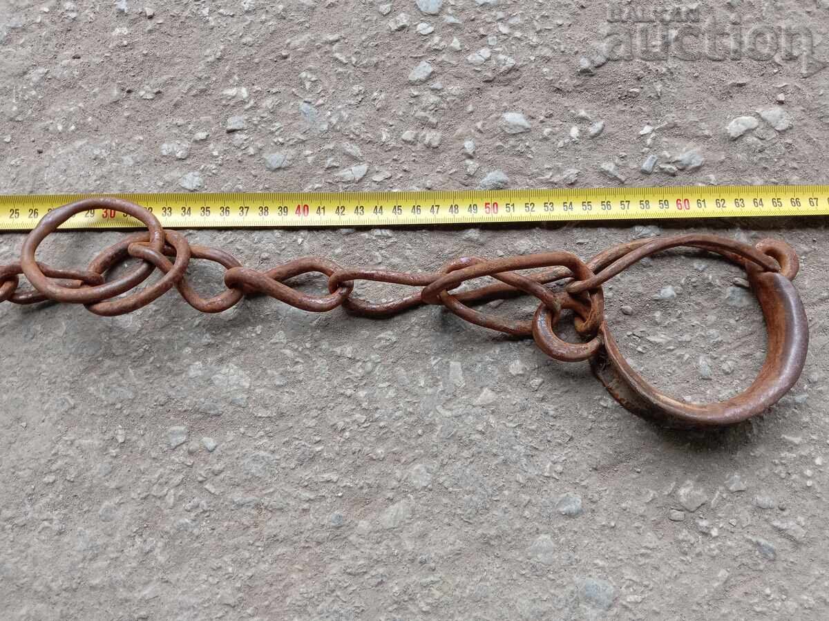 Delivery of Old hand-forged buckles, chains, shackles, shackles Delivery of Old hand-forged buckles, chains, shackles, shackles