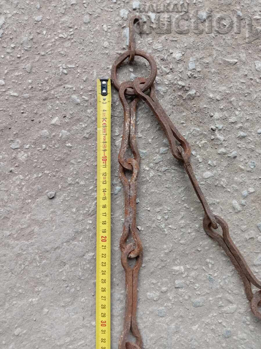 Παλιά σφυρήλατη αλυσίδα με γάντζο για χαλκό χαράνια χαλκό - 6 Παλιά σφυρήλατη αλυσίδα με γάντζο για χαλκό χαράνια χαλκό - 6