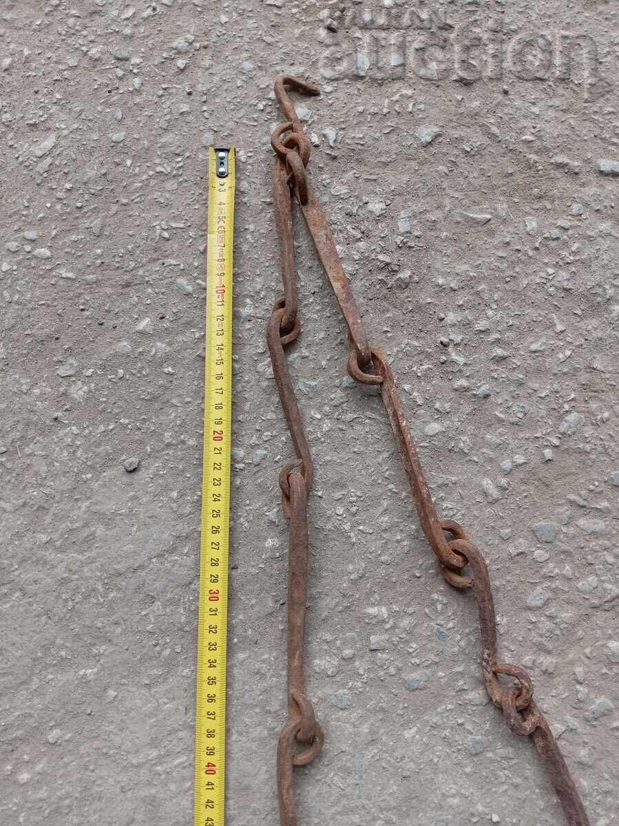 Licitație Lant vechi forjat cu carlig pentru cupru harania cupru