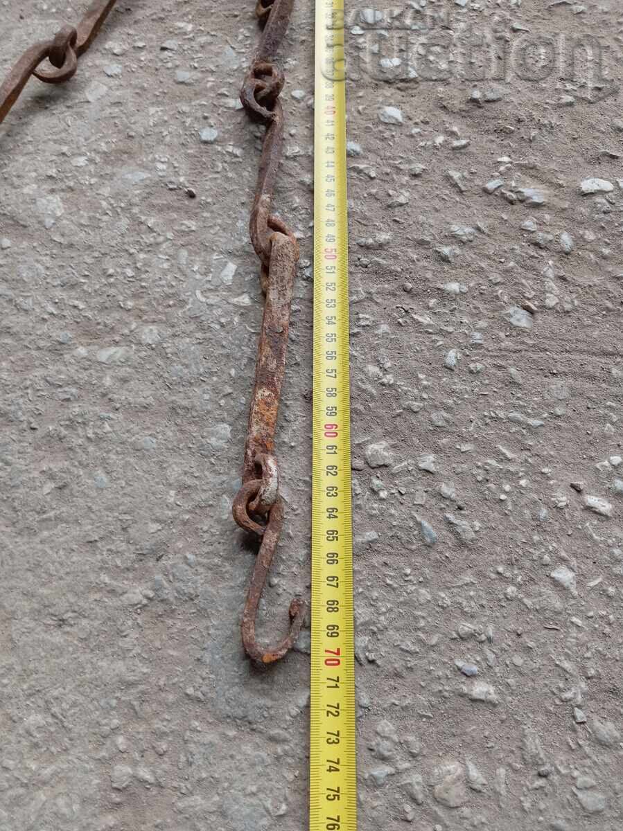 Lant vechi forjat cu carlig pentru cupru harania cupru - 5