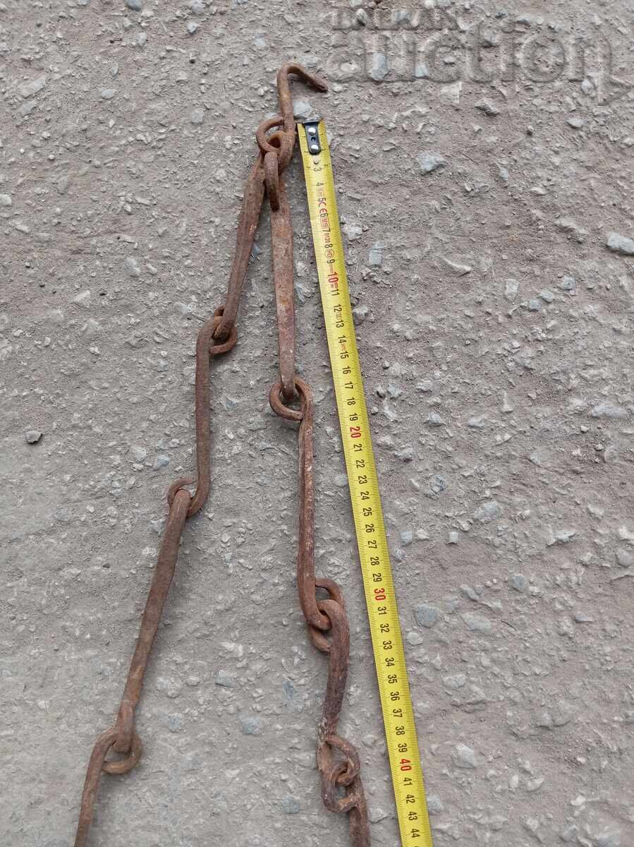 Lant vechi forjat cu carlig pentru cupru harania cupru - 6