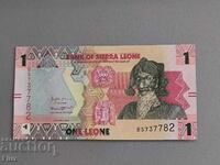 Banknote - Sierra Leone - 1 leone UNC | 2022