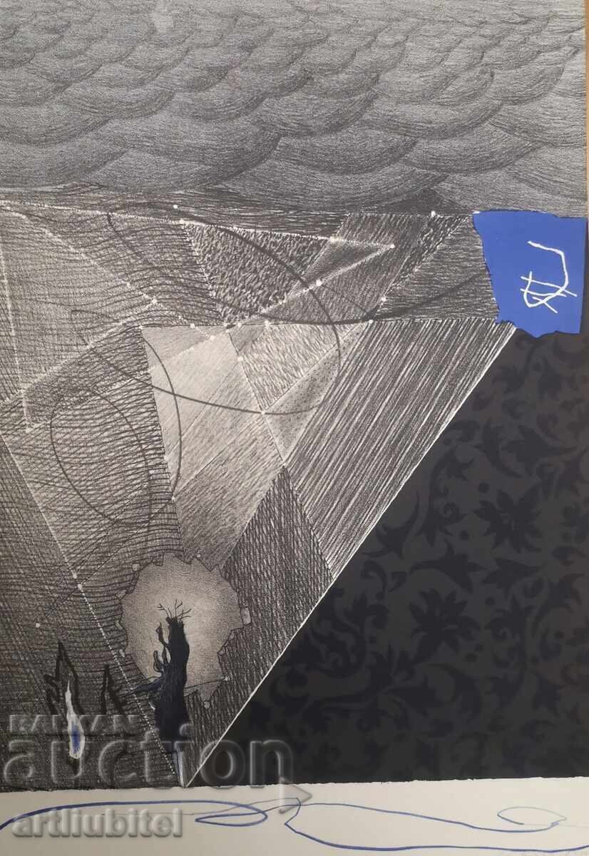 Милко Божков - от цикъла "Приказки", 50х35 см. Милко Божков - от цикъла "Приказки", 50х35 см.