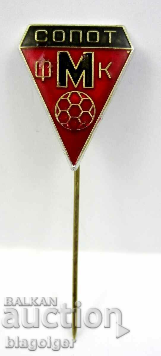 Fotbal-Ecuson fotbal vechi- FC METALIK Sopot cu preț 9.00 BGN | € 4.60