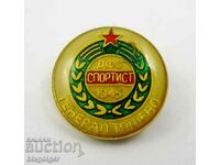 Football-Old football badge-DFS SPORTSMAN General Toshevo