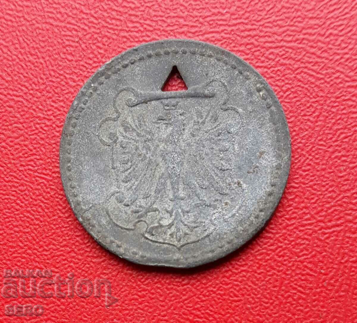 Γερμανία-Έσση-Φρανκφούρτη στο Main-10 Pfennig 1917 με τιμή 3.00 BGN | € 1.53