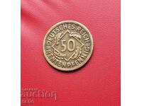 Γερμανία - 50 πφένιχ 1924 D-Μόναχο