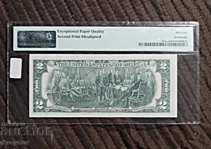 Δημοπρασία 2 Δολάρια 1976 ERROR – PMG 64