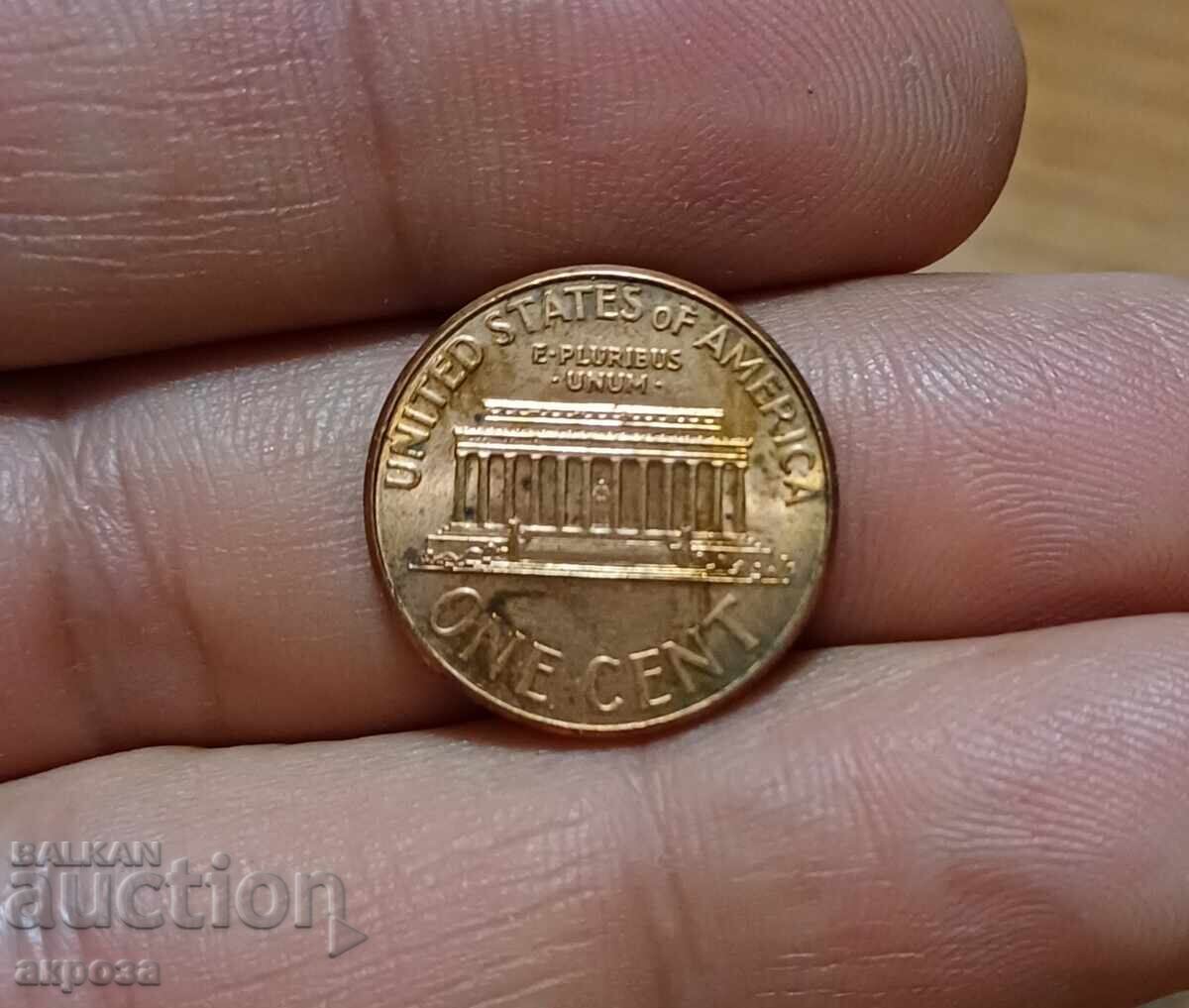 1 cent USA 2005 D uncirculated with price 2.00 BGN | € 1.02