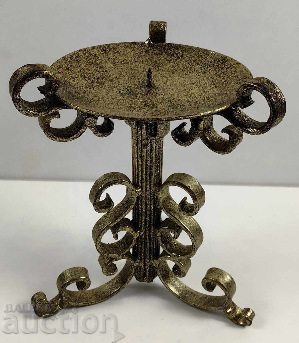 СТАР СВЕЩНИК СВЕЩ КОВАНО ЖЕЛЯЗО СТАР СВЕЩНИК СВЕЩ КОВАНО ЖЕЛЯЗО