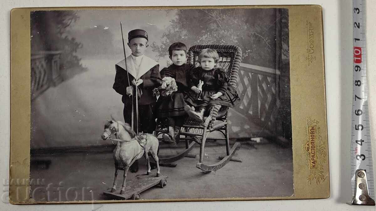 CHILDREN HORSE CHILDREN'S PHOTOGRAPHY KINGDOM OF BULGARIA