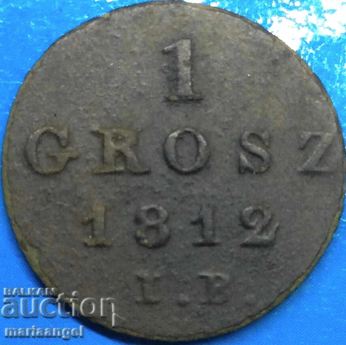 Πολωνία 1 grosz 1812 Warsaw Med - 6