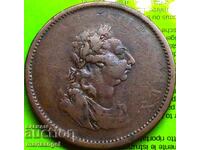 1 δεκάρα 1805 Αγγλία για την Ιρλανδία George III 34mm 16,8g σπάνιο