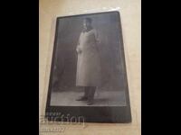 Fotografie carton fotografie Ofițer țarist Postolov și Nankov